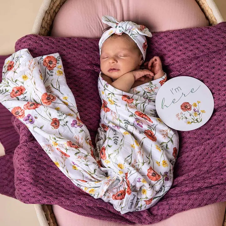 SNUGGLE HUNNY Meadow Organic Muslin Wrap