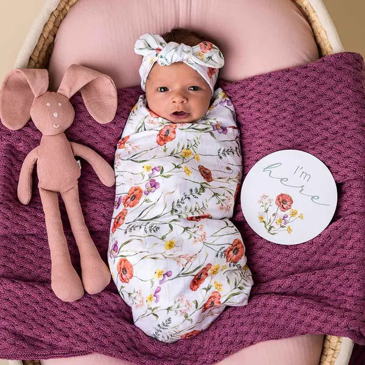 SNUGGLE HUNNY Meadow Organic Muslin Wrap