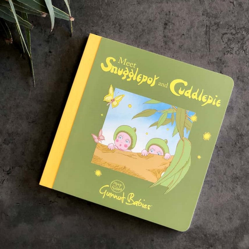 BOOKS & CO - MEET SNUGGLEPOT & CUDDLEPIE-MAY GIBBS - Board Book- CLASSIC