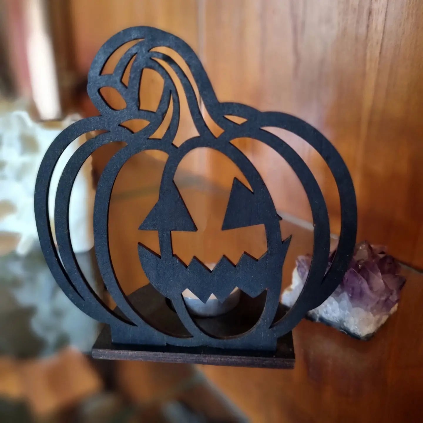 YISKA Pumpkin Tea Light Holder