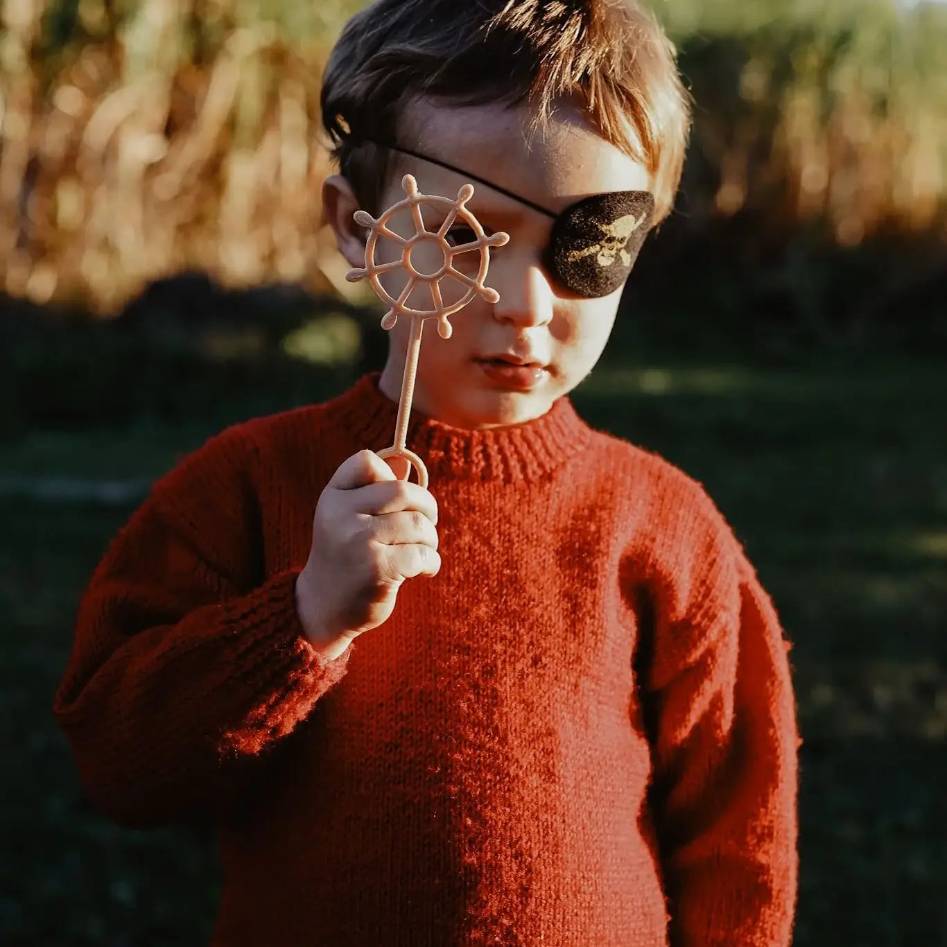 KINFOLK PANTRY- Ship Helm Bubble Wand Eco Sensory Toy