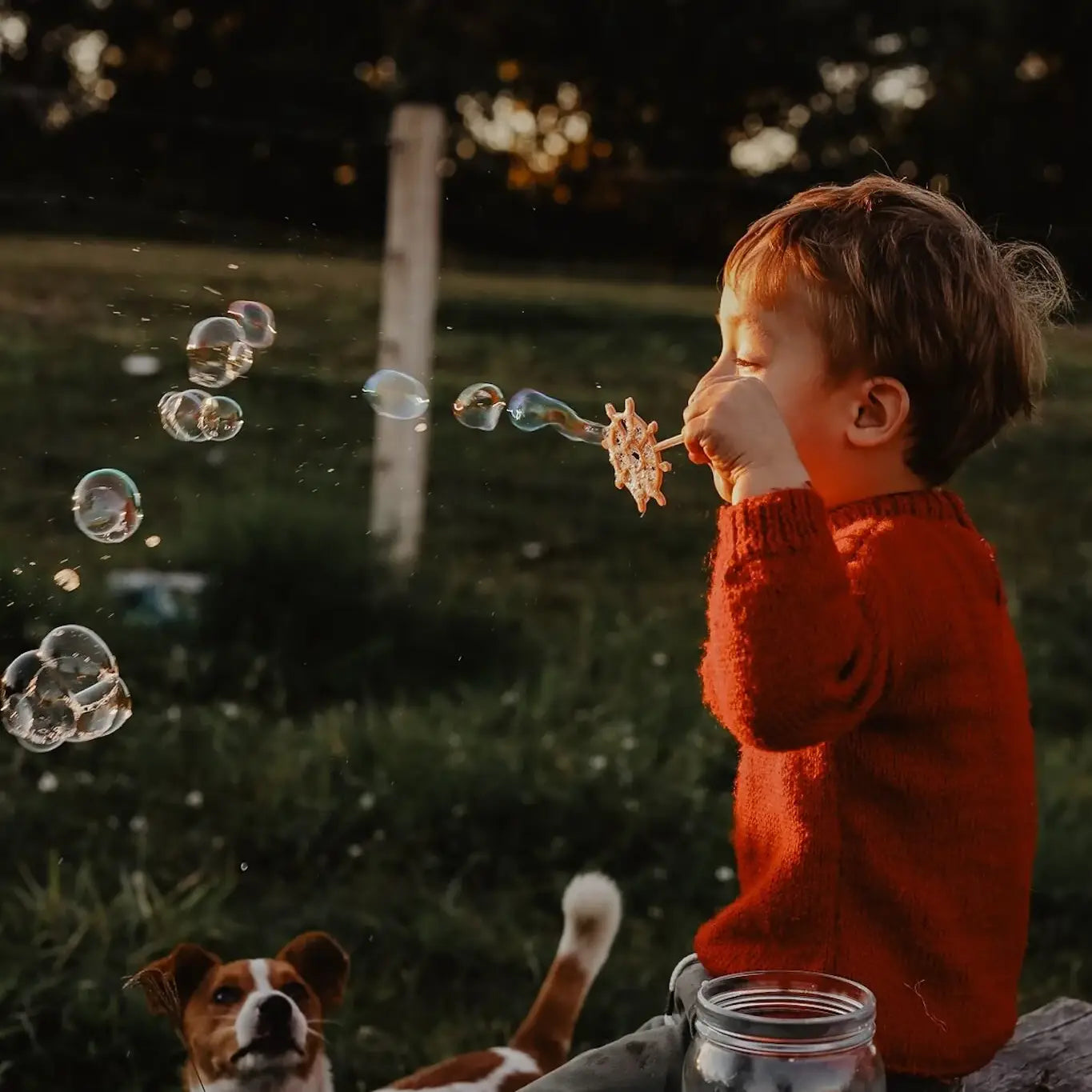 KINFOLK PANTRY- Ship Helm Bubble Wand Eco Sensory Toy