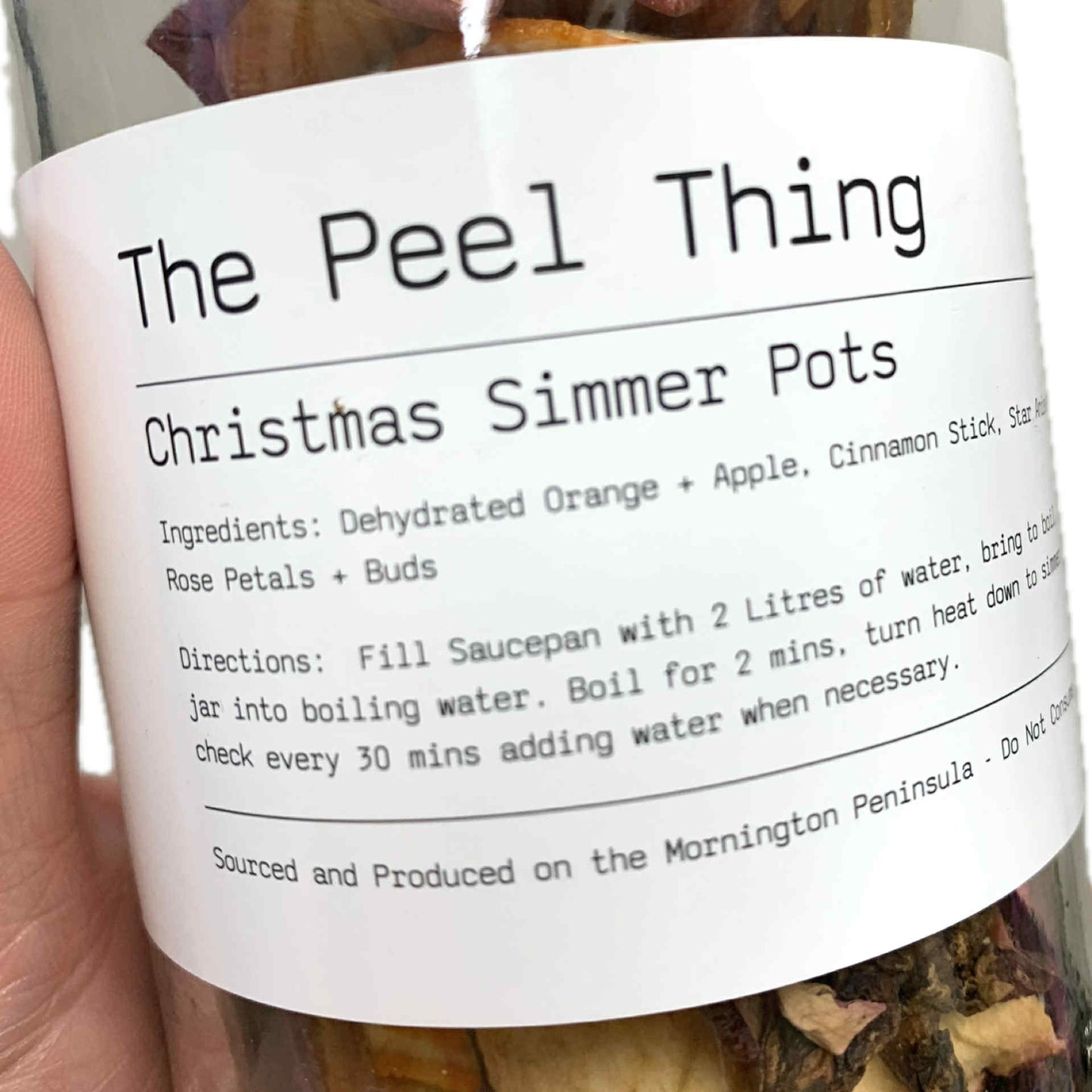 The Peel Thing- "Christmas Simmer Pots" - Stove Top Potpourri