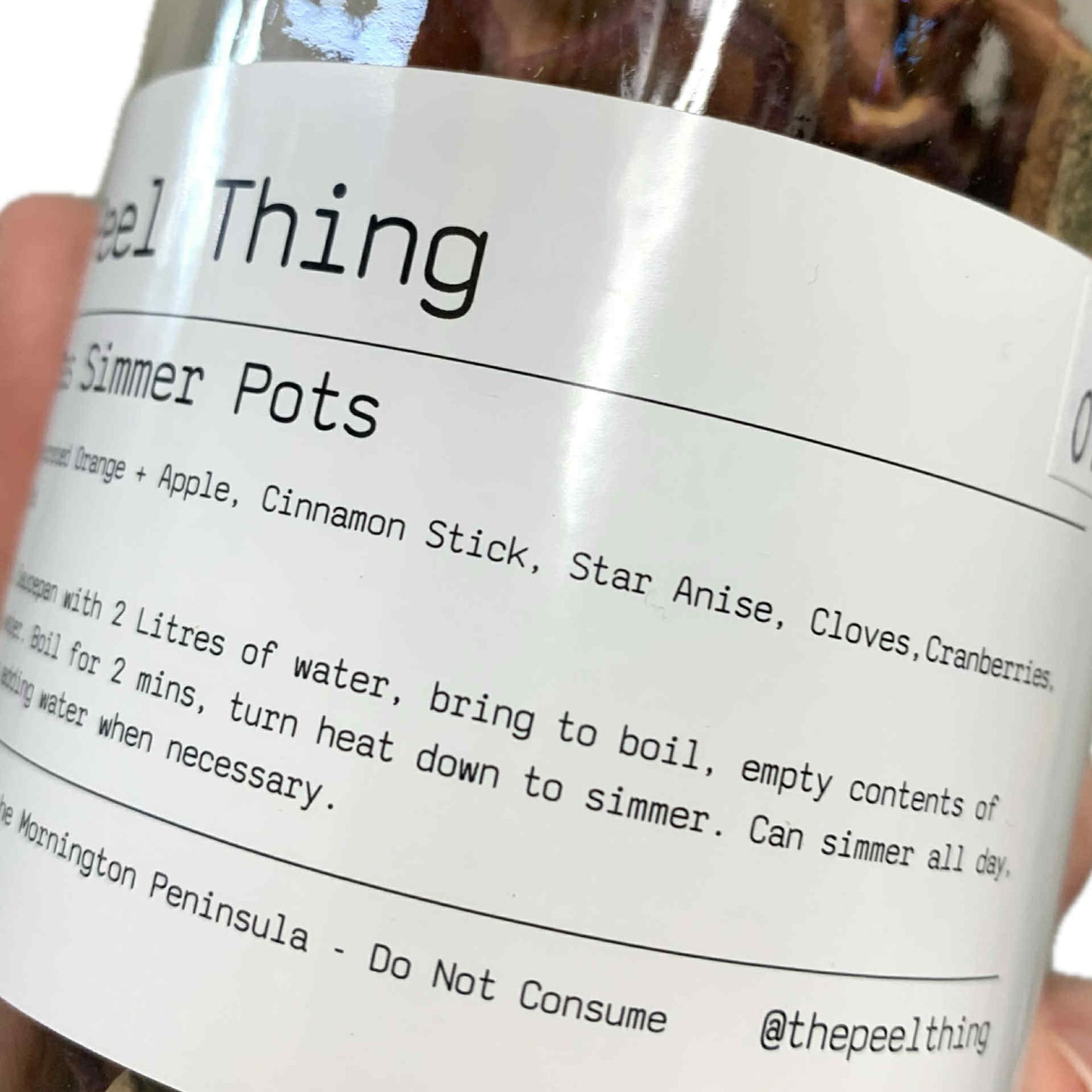 The Peel Thing- "Christmas Simmer Pots" - Stove Top Potpourri