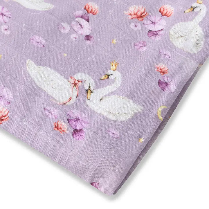 SNUGGLE HUNNY Swan Lake Muslin Wrap