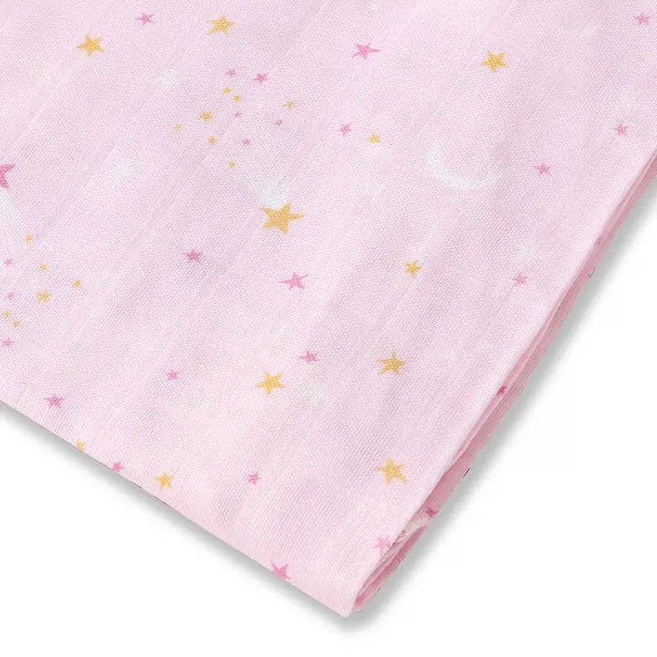 SNUGGLE HUNNY Twinkle Organic Muslin Wrap