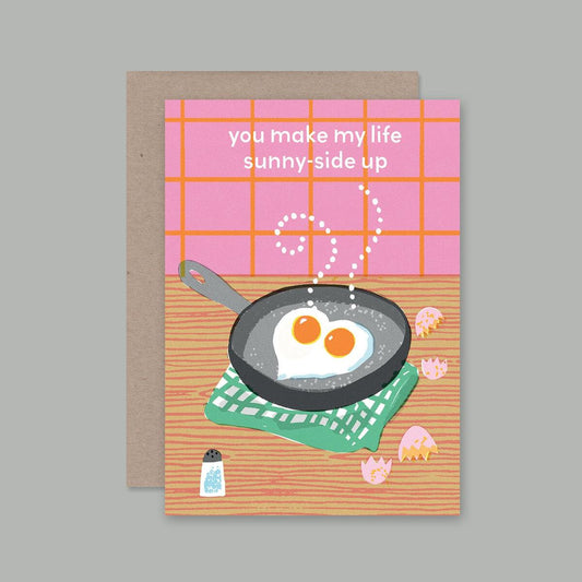 AHD - SUNNY SIDE UP- Blank Greeting Card