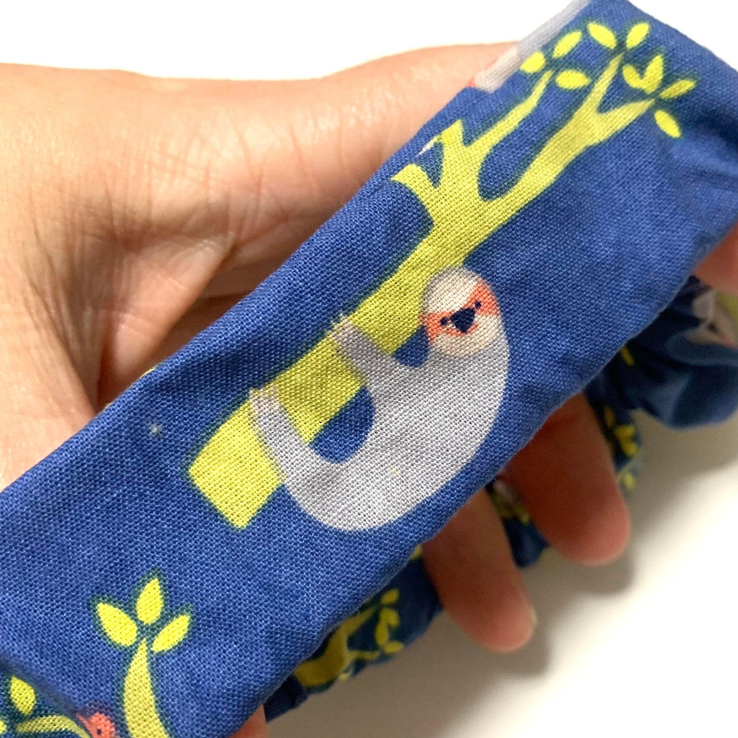 MUMMA WHOOPEE - "Blue Sloth" REGULAR SCRUNCHIES