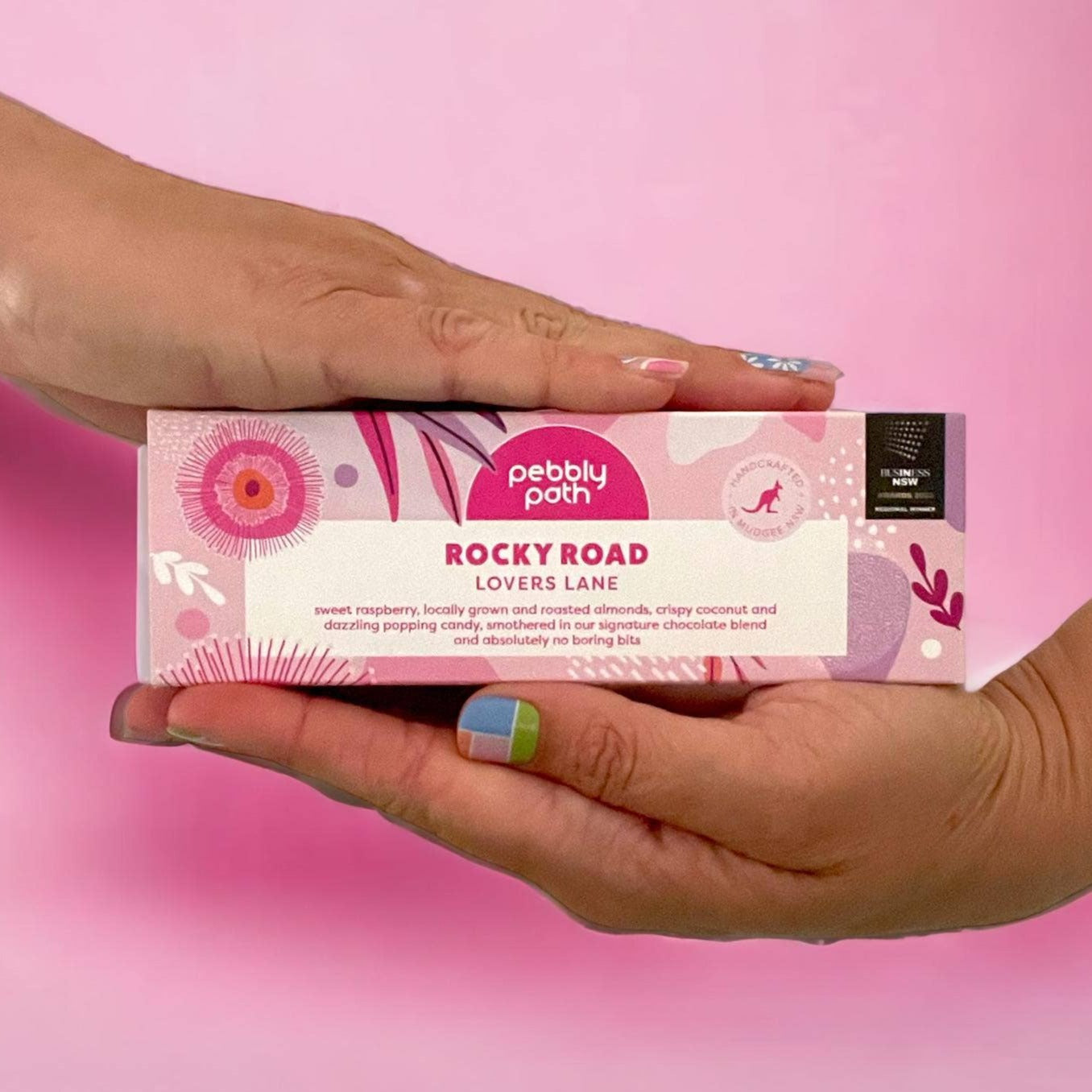 PEBBLY PATH- Rocky Road Bars - Lovers Lane Flavour- 100G