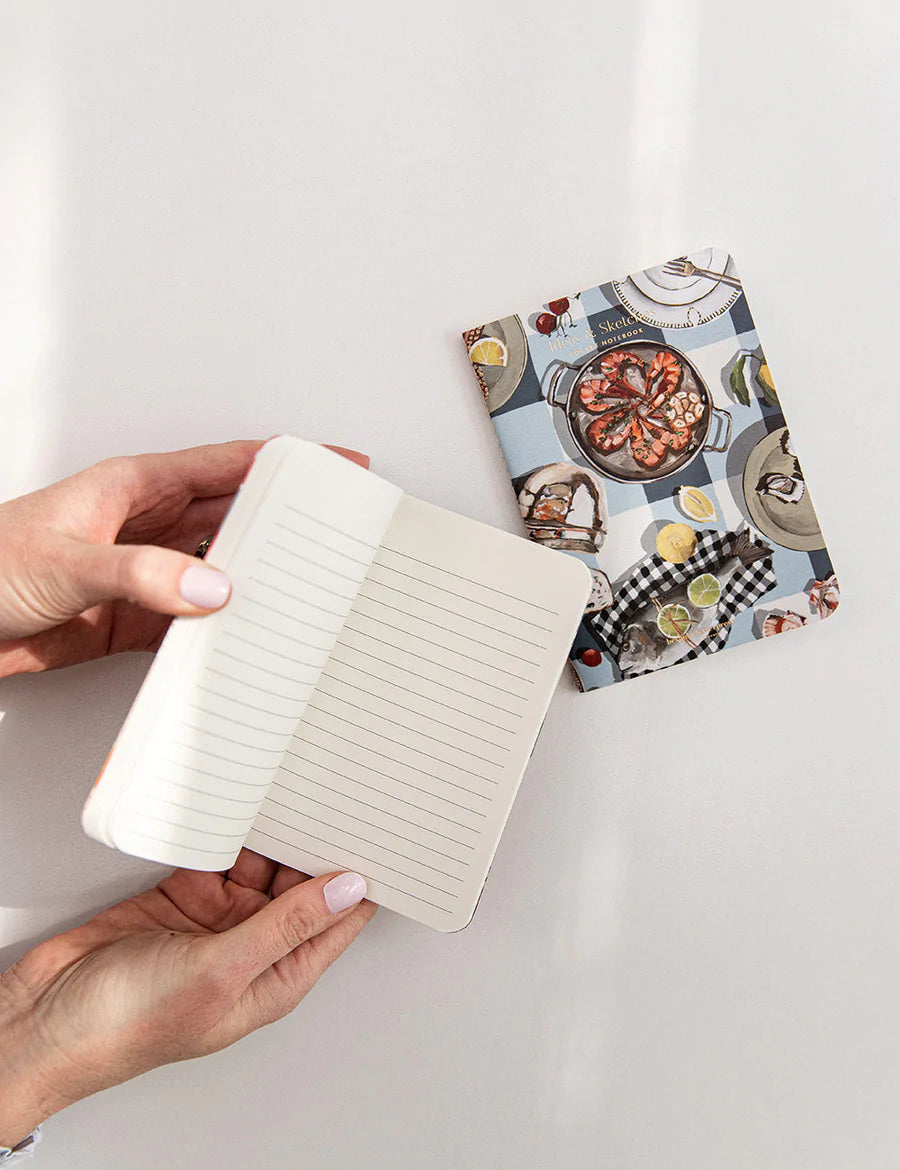 BESPOKE LETTERPRESS - A6 Pocket Sketchbook / Notebook Pair