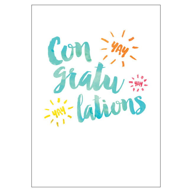 CANDLE BARK CREATIONS - HUGE CONGRATS Jumbo Gift Card