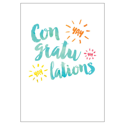 CANDLE BARK CREATIONS - HUGE CONGRATS Jumbo Gift Card