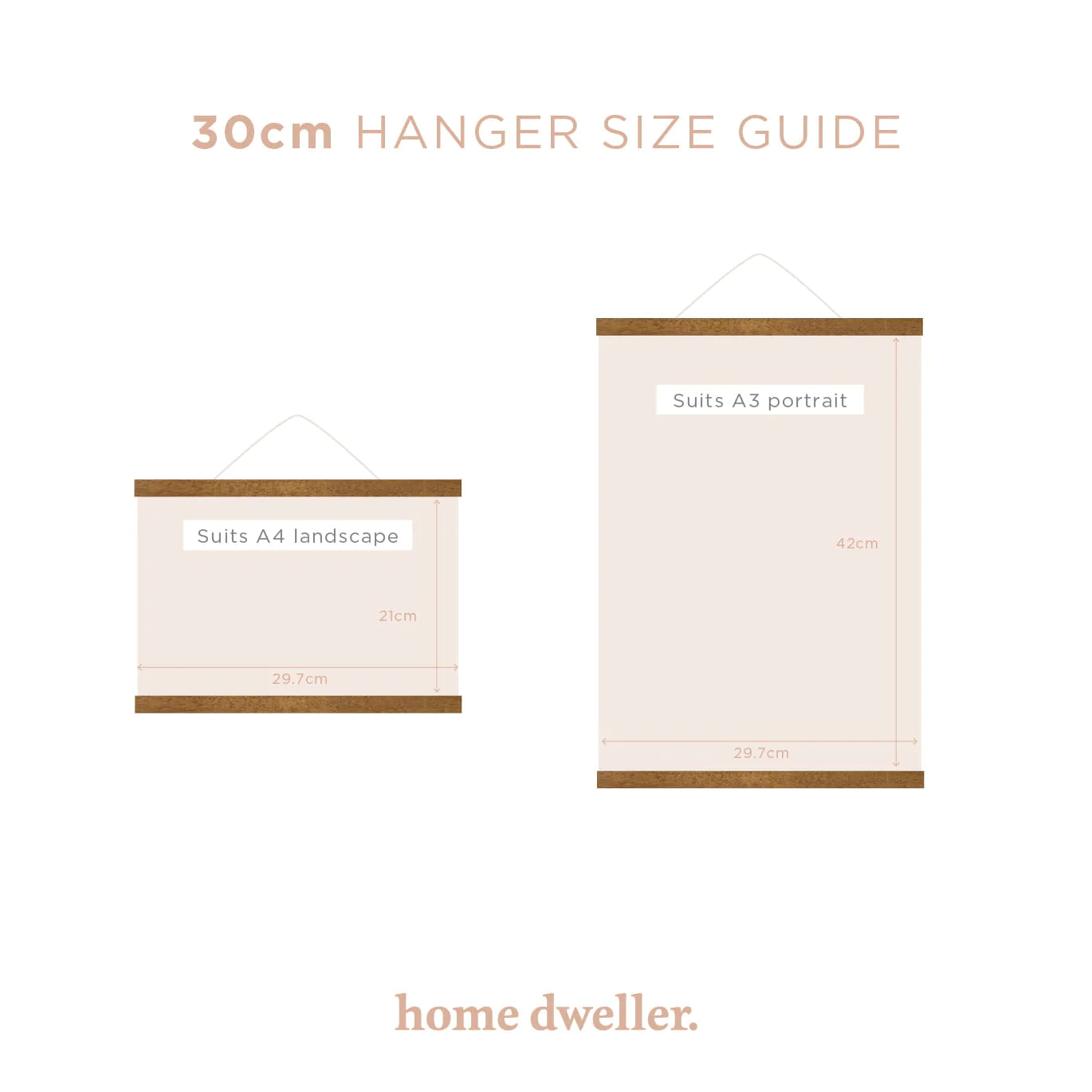 HOME DWELLER - 30CM MAGNETIC PRINT HANGER