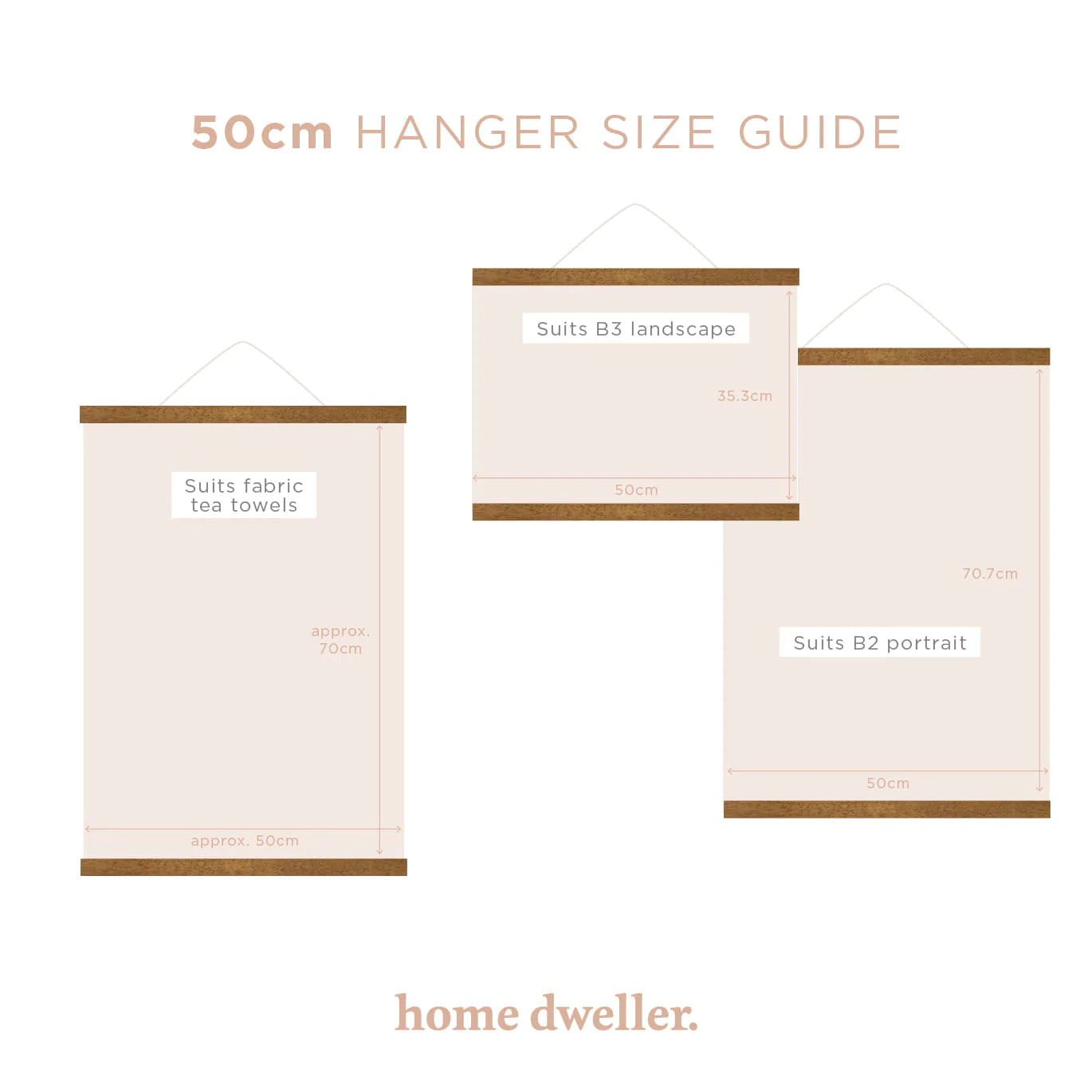 HOME DWELLER - 50CM MAGNETIC PRINT HANGER