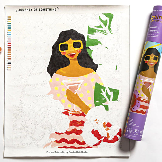 JOURNEY OF SOMETHING- PAINT BY NUMBERS - FUN AND FRIENDSHIP