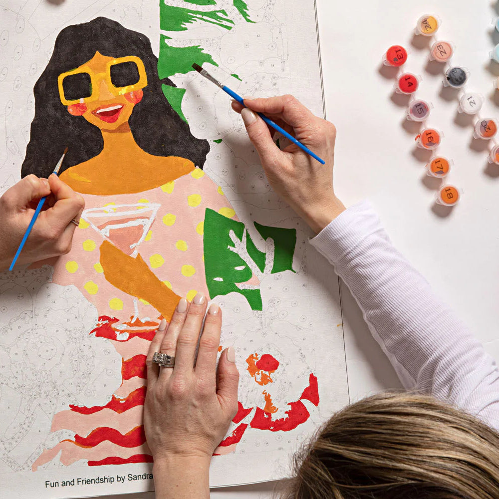 JOURNEY OF SOMETHING- PAINT BY NUMBERS - FUN AND FRIENDSHIP