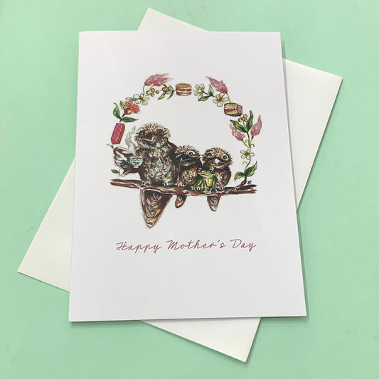 HAYLEY GILLESPIE - TAWNY FROGMOUTH MOTHER'S DAYCARD