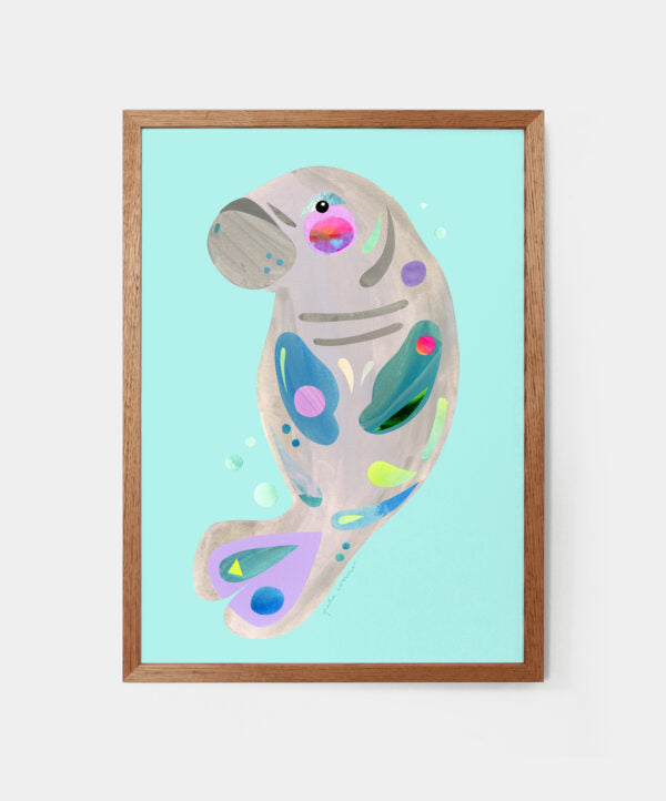 PETE CROMER - DUGONG A3 FINE ART PRINT