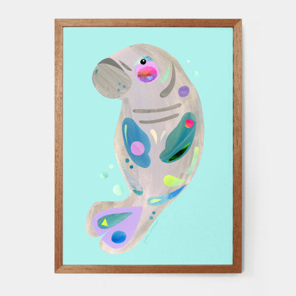 PETE CROMER - DUGONG A4 FINE ART PRINT