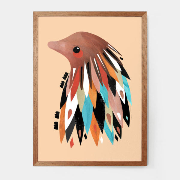 PETE CROMER - ECHIDNA A4 FINE ART PRINT