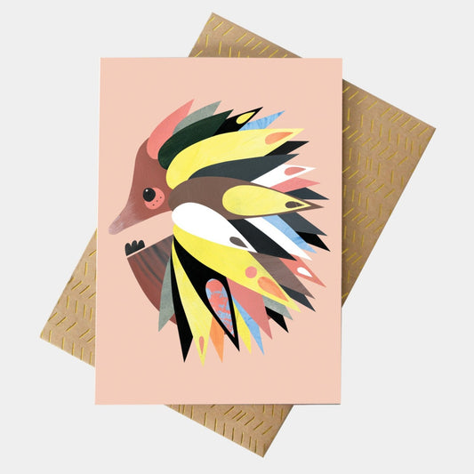 PETE CROMER - ECHIDNA GREETING CARD