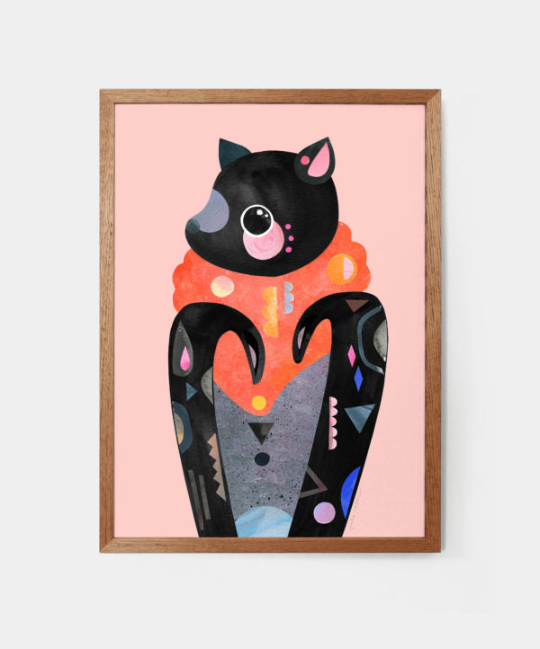 PETE CROMER - FLYING FOX A3 FINE ART PRINT