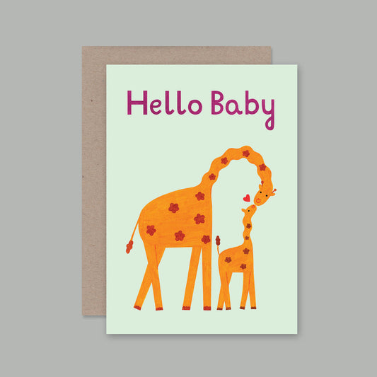 AHD - Hello Baby Giraffes Gift Card