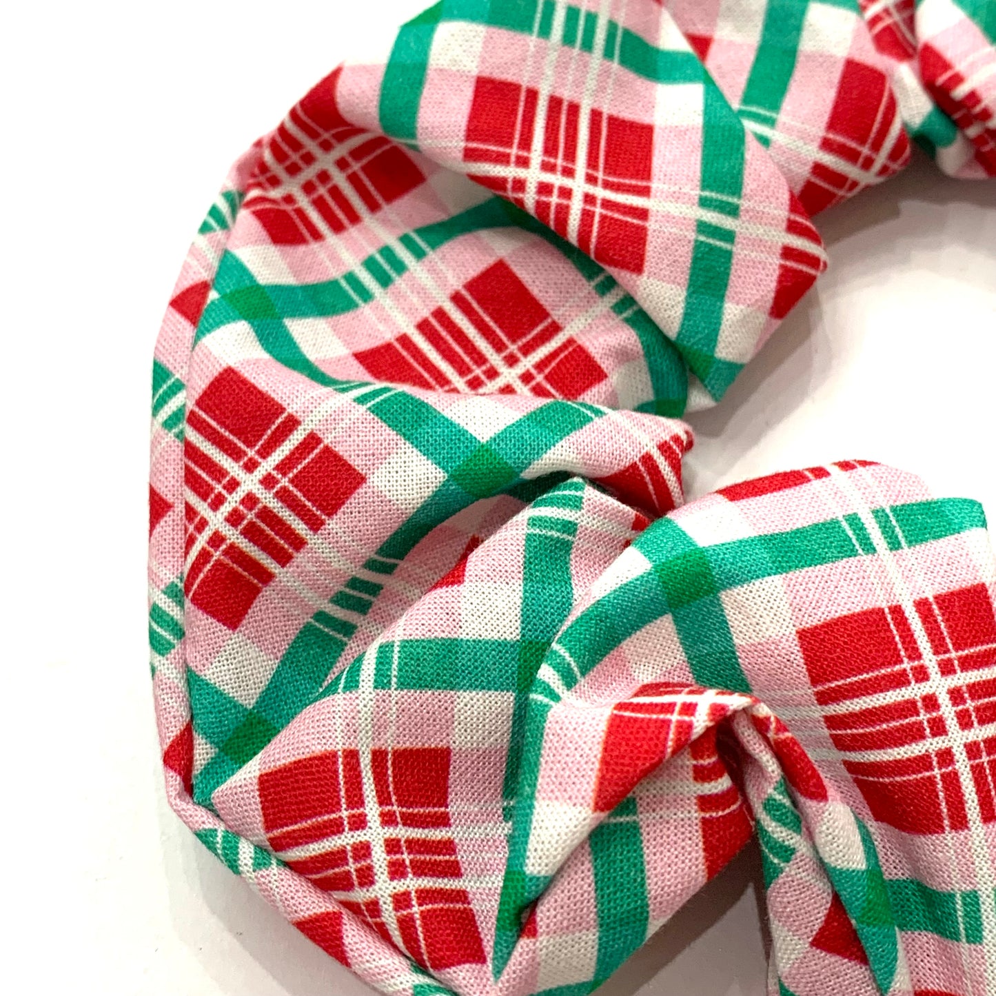 MAKIN' WHOOPEE - Jumbo "JOLLY TARTAN" Christmas Scrunchies