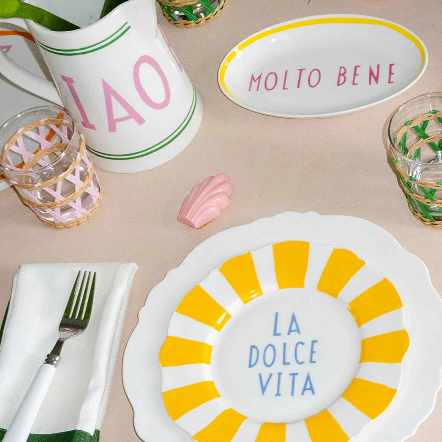 In The Roundhouse - "Molto Bene" Oval Tray Small