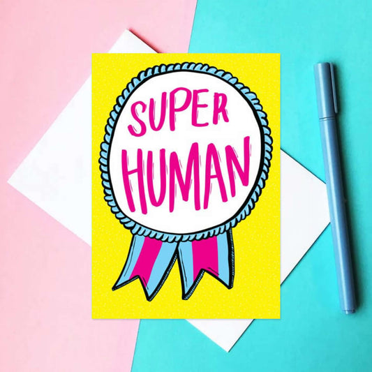 ABLE & GAME- Super Human - Blank Greeting Cards