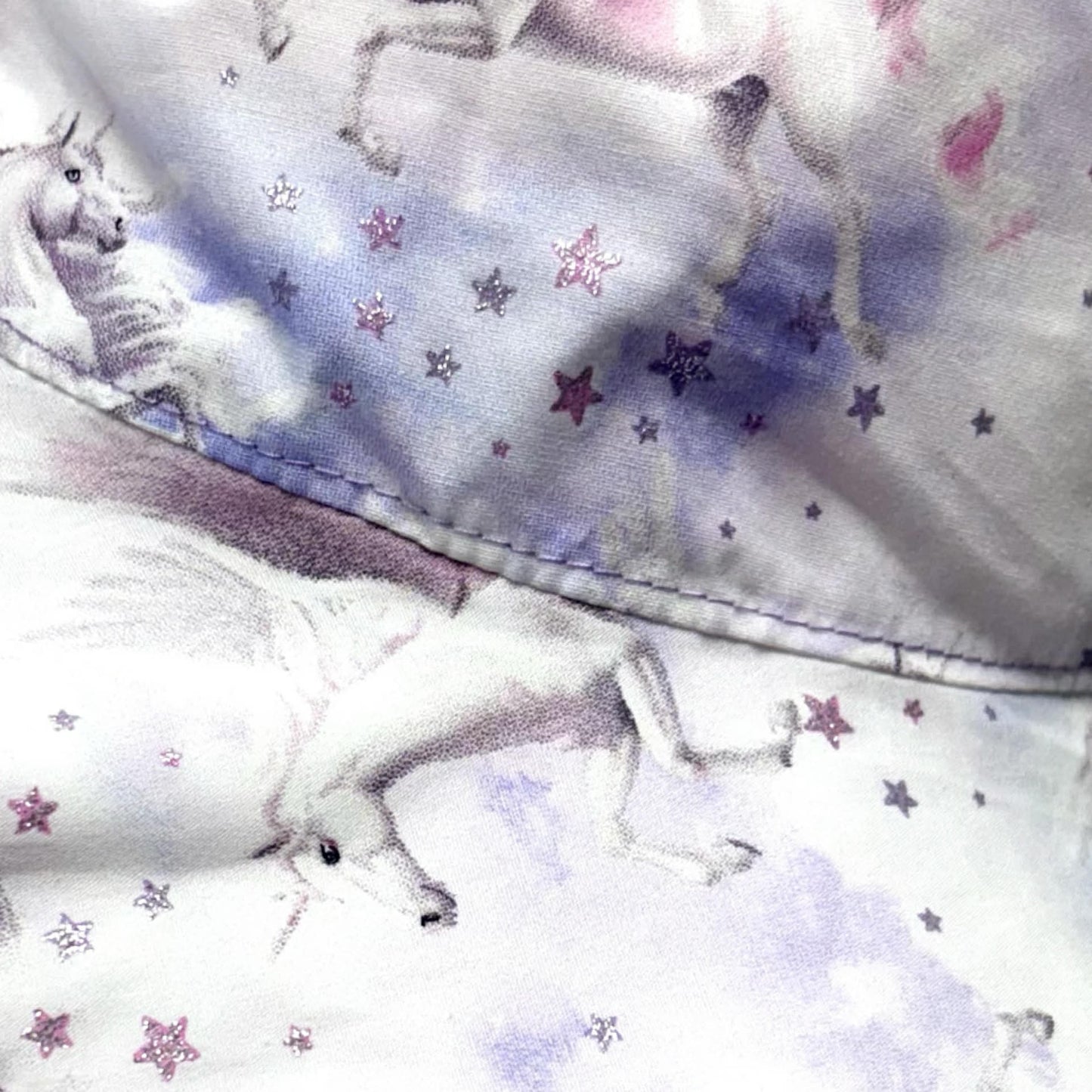 Teacups n Quilts- Unicorn Fabric Hat- Kids Size Large