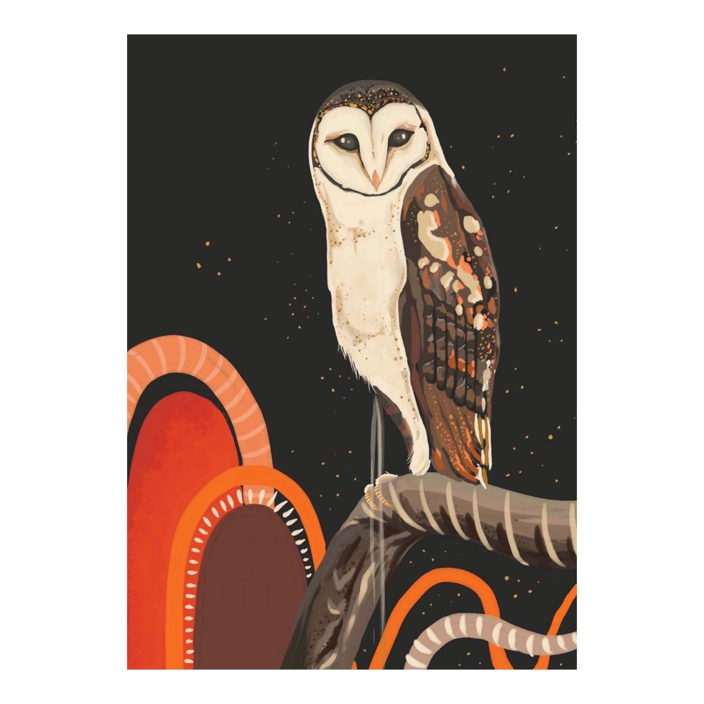 NUOVO - Night Owl Blank Greeting Card- By Emma Whitelaw