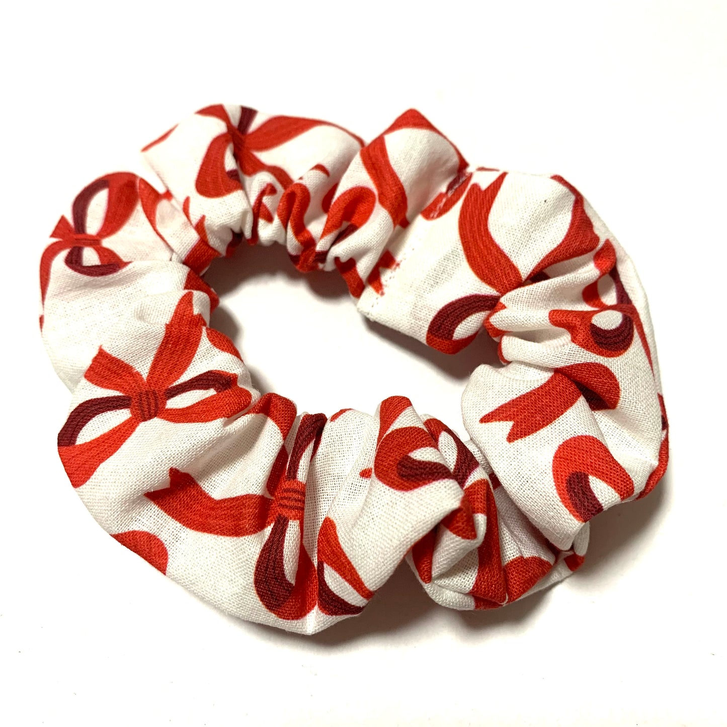 MUMMA WHOOPEE - Regular “Red Bows” CHRISTMAS SCRUNCHIES