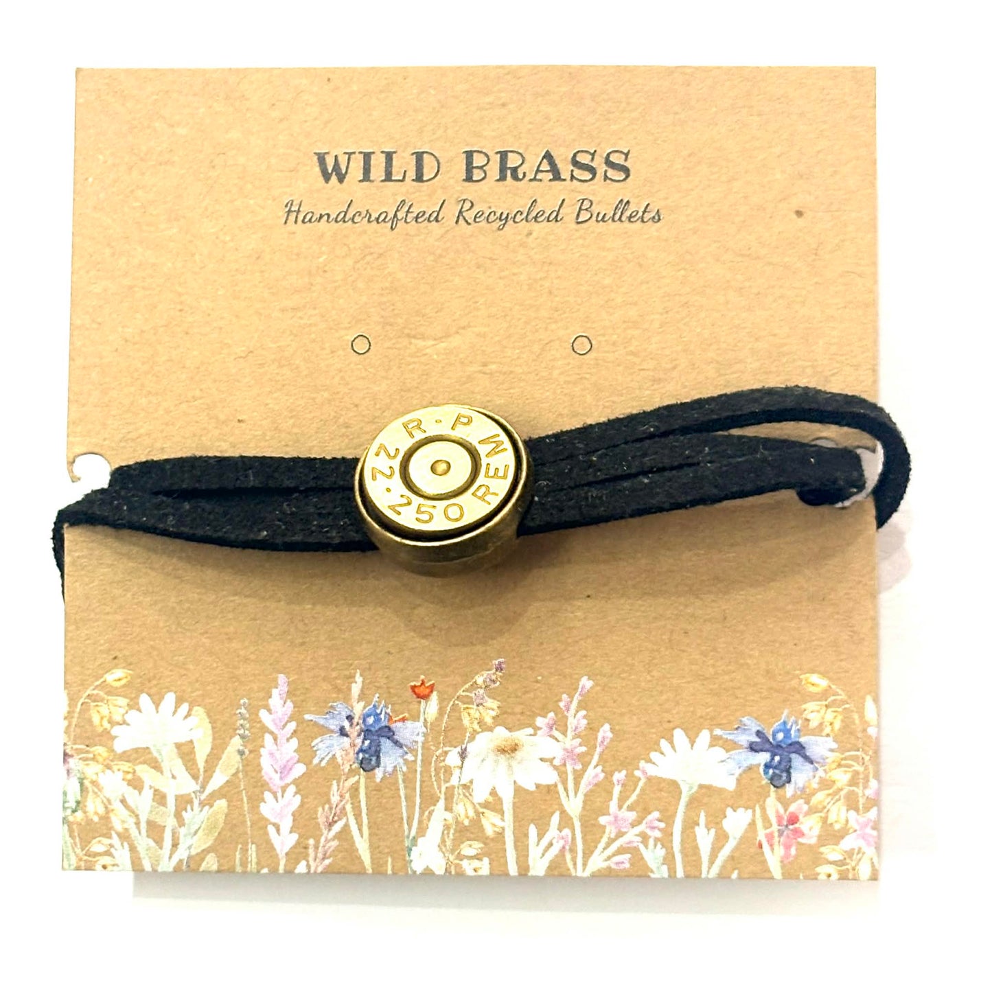 WILD BRASS- Bracelets- Brass Primer, Leather