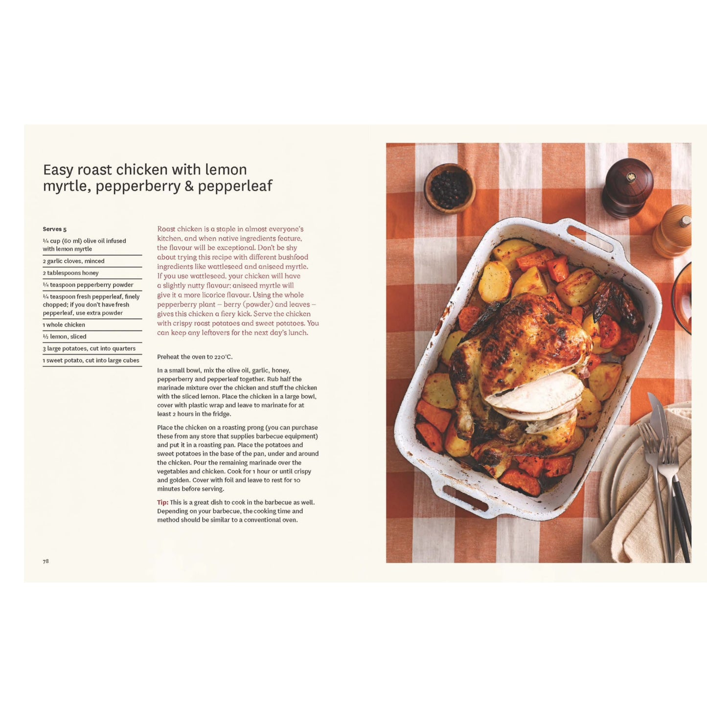 BOOKS & CO - The Australian Ingredients Kitchen: Simple recipes using bushfoods- Cook Book