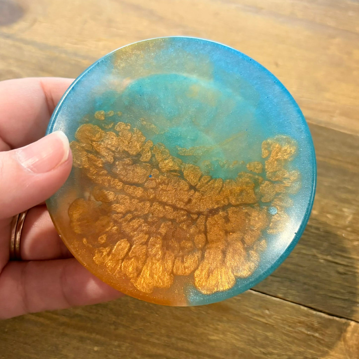 BRENDA STONE ART - Mini Round Resin Plate 3