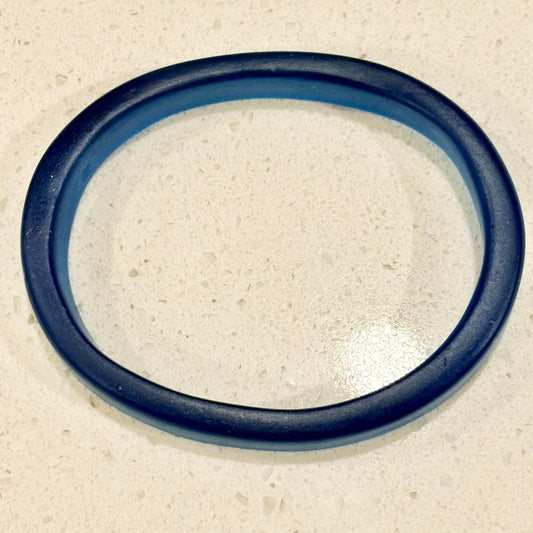 RAY BY DESIGN - Resin Bangle Blue Oval