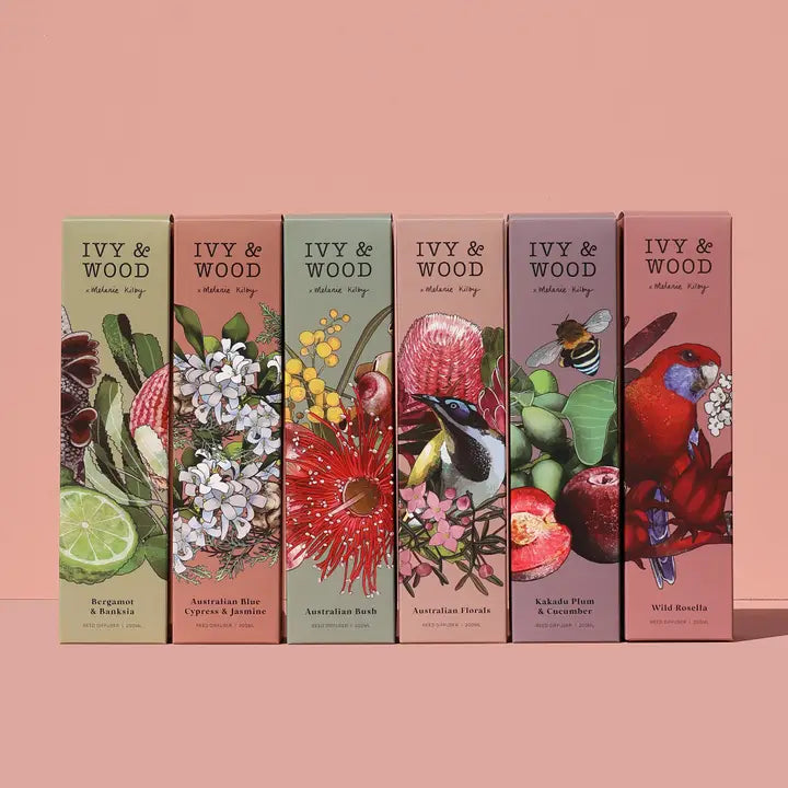 IVY & WOOD - Australian Bush Reed Diffuser 'Australiana' Collection