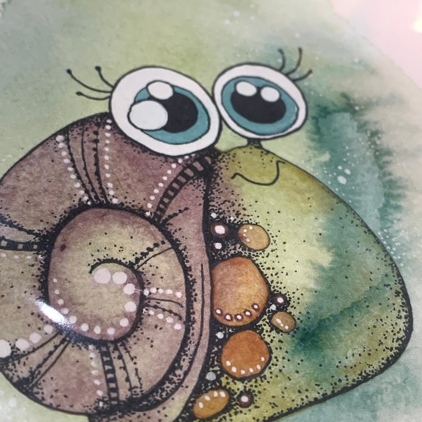 DONNA K CREATIONS- A4 ART PRINTS- Snail