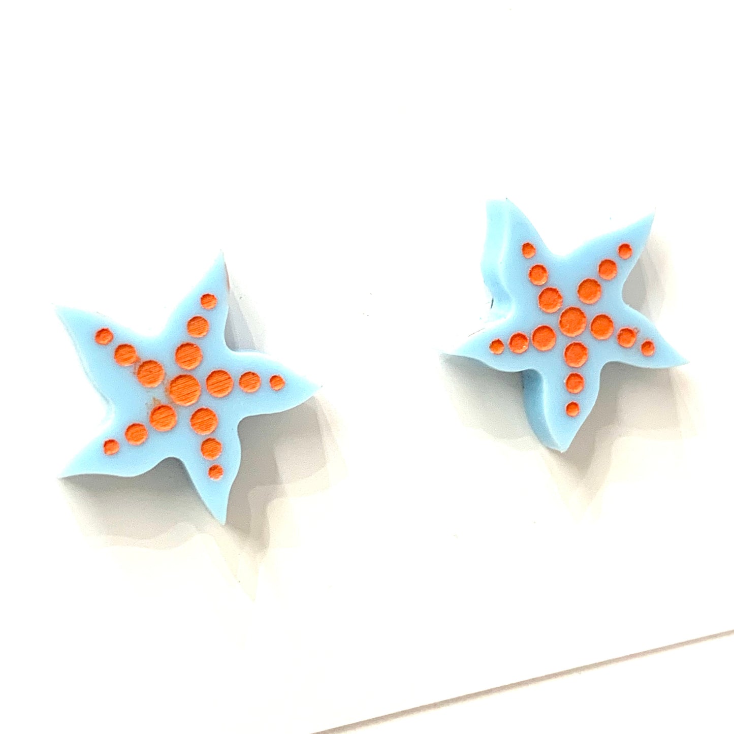 MAKIN' WHOOPEE - Starfish Studs- Light Blue