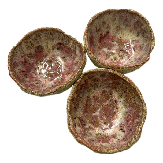 POTTERESS BY ALICIA - Small Bowl Sets- Pink #2