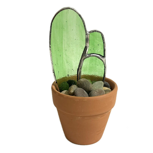 SWAN GLASS - SUCCULENT - STAINED GLASS ORNAMENT #12