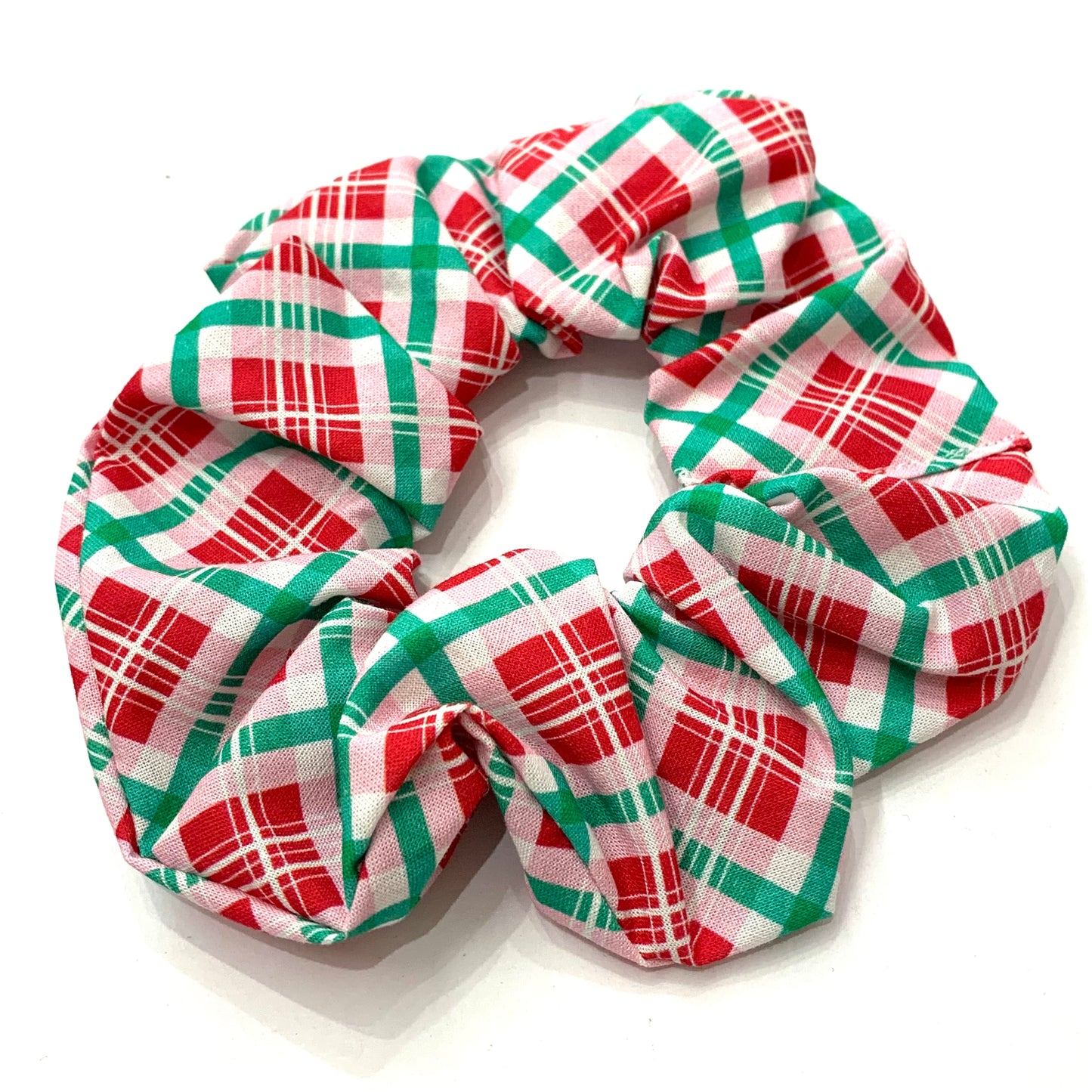 MAKIN' WHOOPEE - Jumbo "JOLLY TARTAN" Christmas Scrunchies