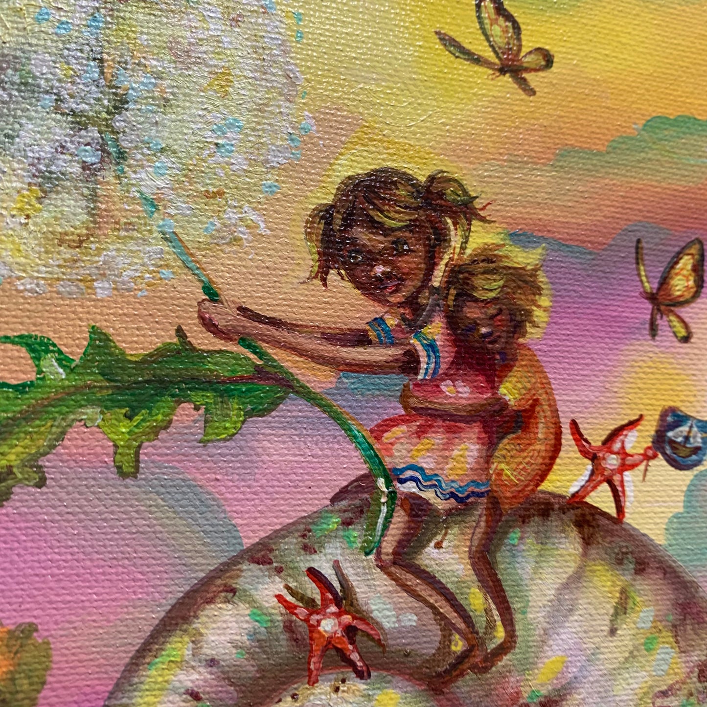 HAYLEY GILLESPIE - "Hermit's Day Out" ORIGINAL OIL PAINTING