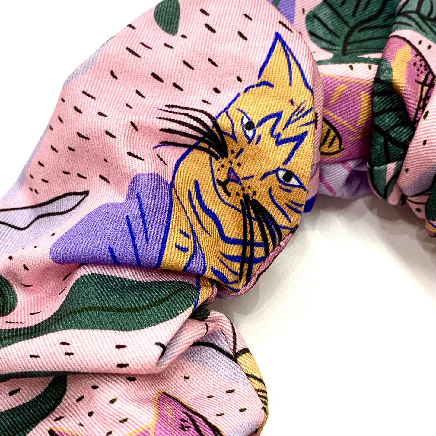 MAKIN’ WHOOPEE - "House Cat Jungle" - JUMBO SCRUNCHIE HEADBANDS