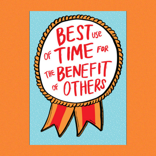 ABLE & GAME- “Best Use of Time”- Well Done & Appreciation Card