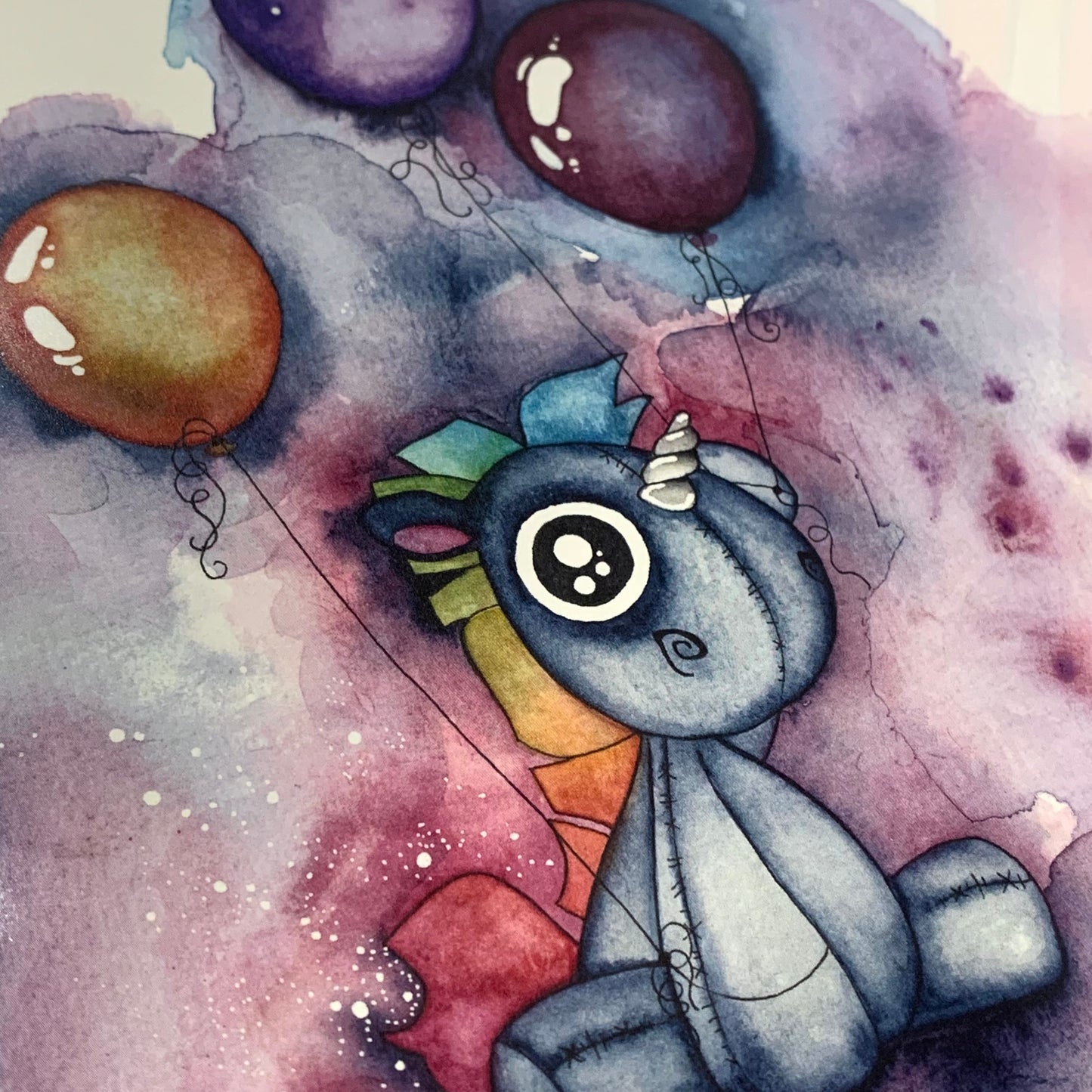 DONNA K CREATIONS- A4 ART PRINTS- Unicorn