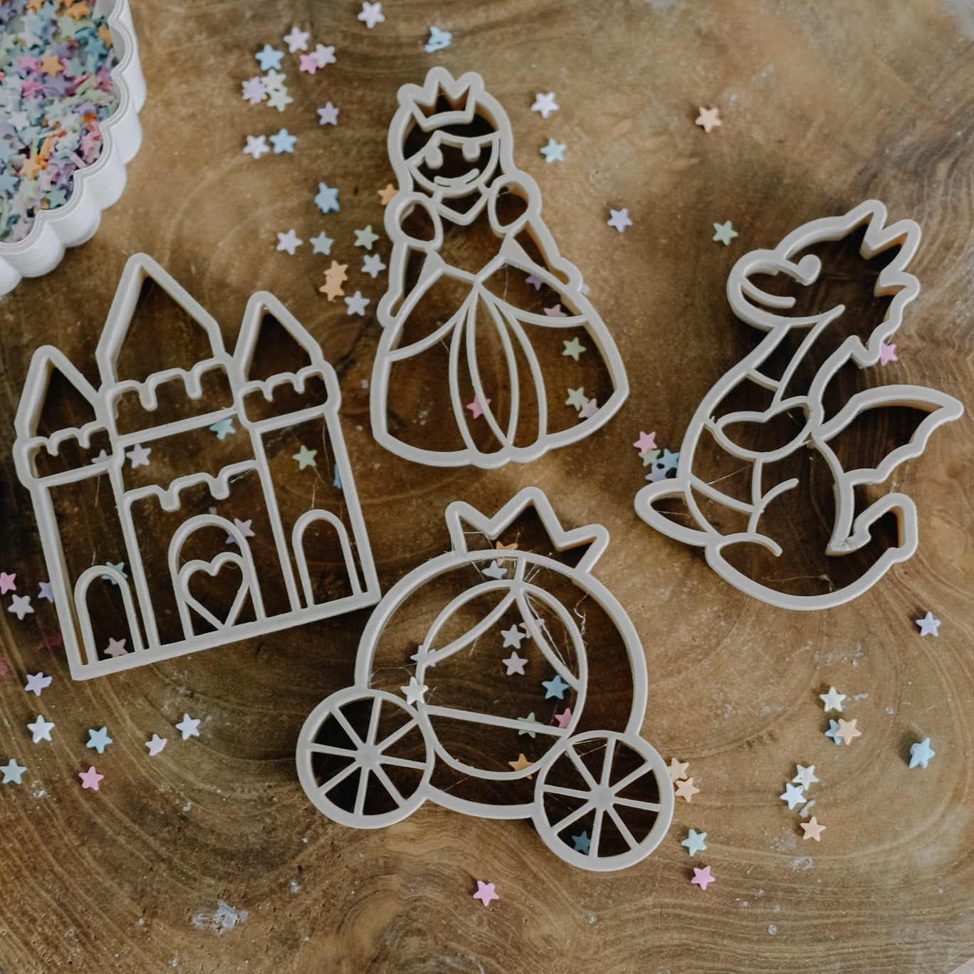 KINFOLK PANTRY- Princess Cutter Set - Eco Playdough/Cookie Tools