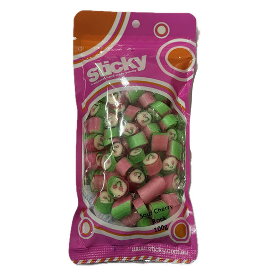 STICKY - SOUR CHERRY Rock Candy