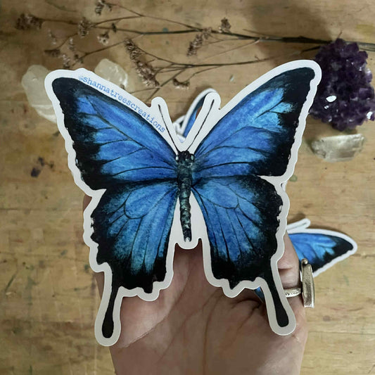 Shanna Trees Creations- Ulysses Butterfly- Large Sticker